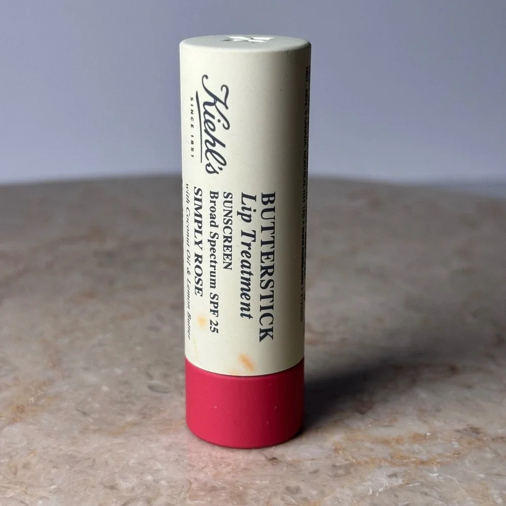 Kiehls Butterstick Lip Treatment SPF 25 Simply Rose Tinted Balm 0.14oz